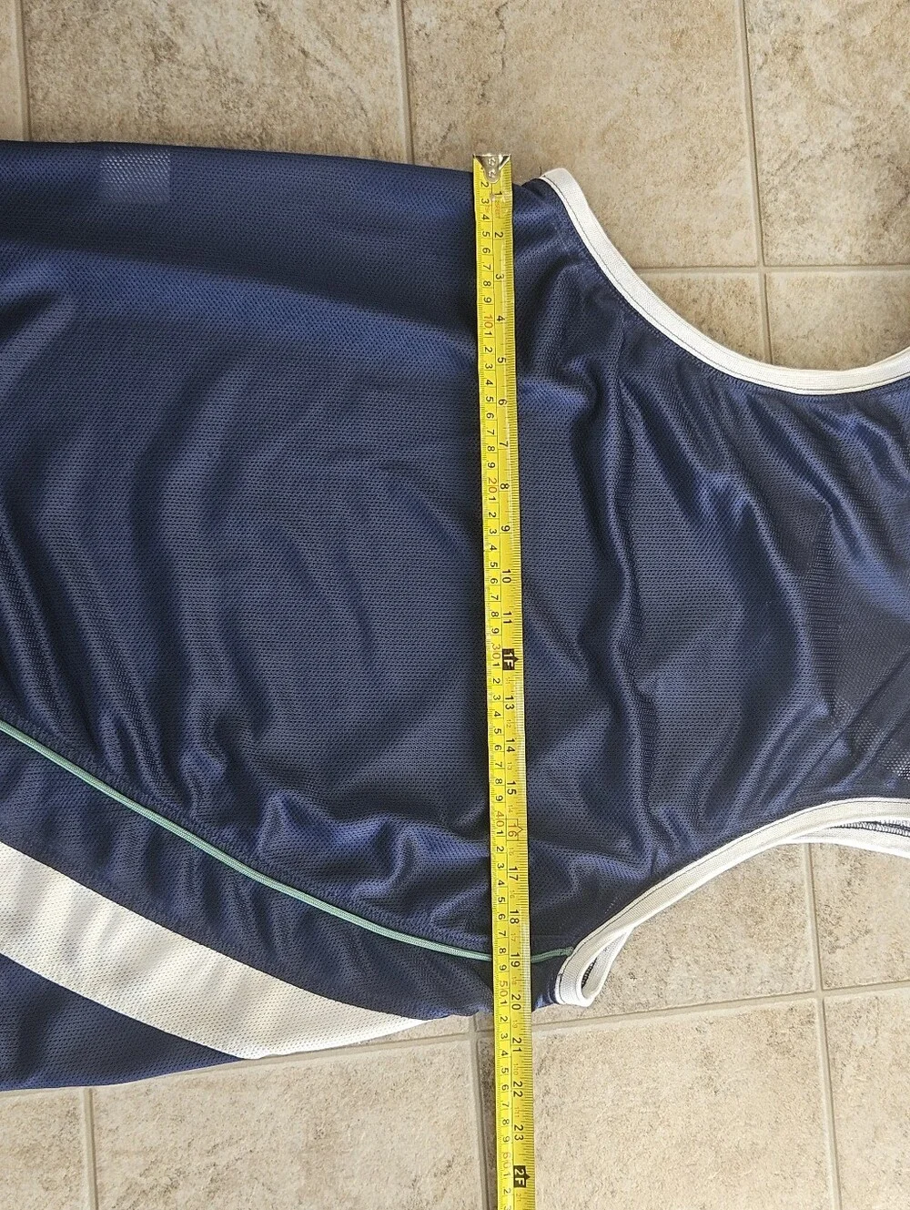 Nike Men’s Navy Blue Athletic Swim Tank Top VTG
